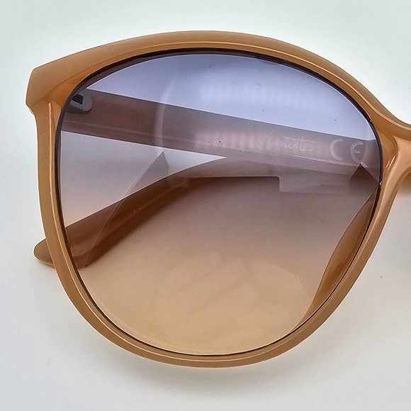 *SOLD* Nanette Lepore NN269 Nude Frame Blue Peach Fade Lens Sunglasses w Case - Picture 14 of 16